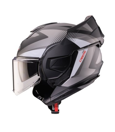 Casque modulaire Caberg Trip Lunar gris mat