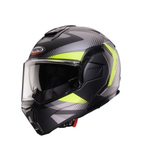 Casco modulare Caberg Trip Lunar grigio giallo opaco