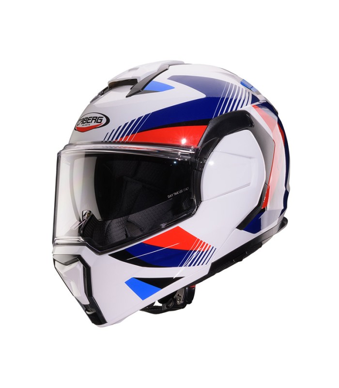 Modular helm Caberg Trip Lunar weiss blau