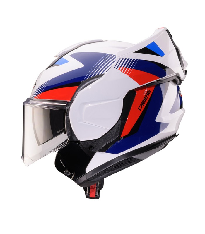 Caberg Trip flip up Lunar white blue