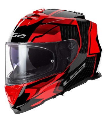 LS2 FF800 Storm 2 Tracker red helmet