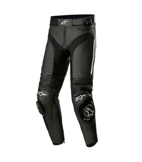 Alpinestars Missile V3 leder hosen schwarz weiss