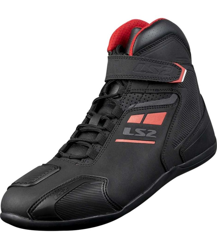 Schuhe LS2 Garra schwar rot
