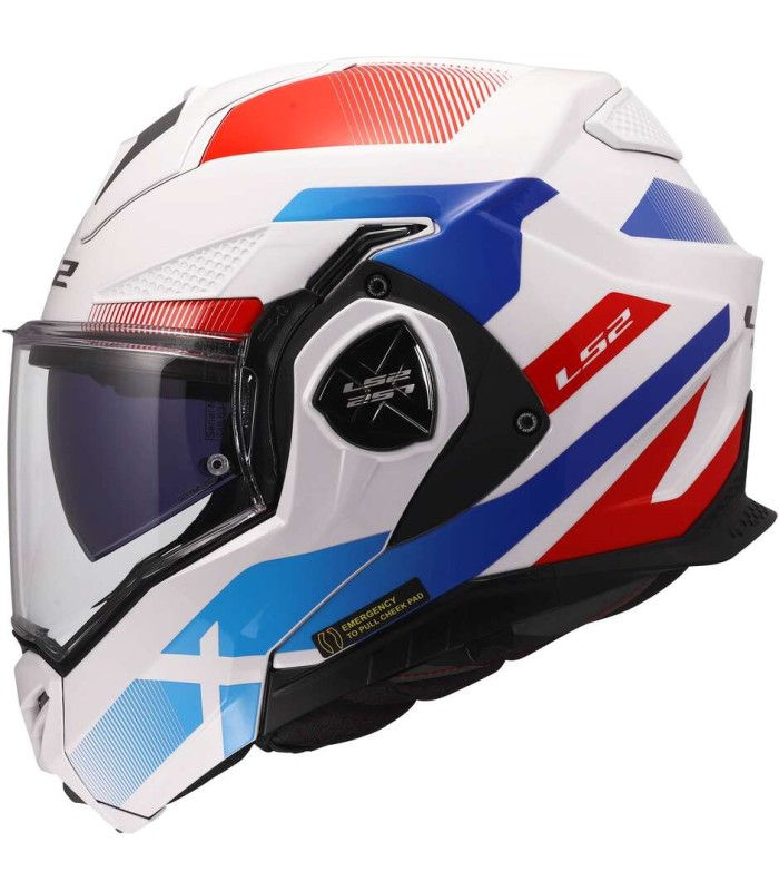 LS2 FF901 Advant X Nova white red blue helmet