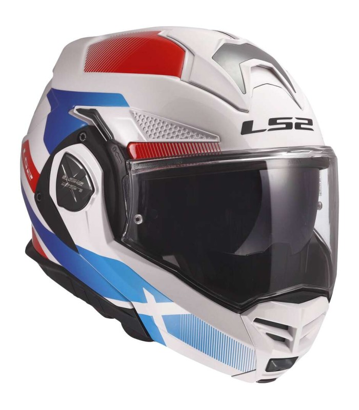Casque LS2 FF901 Advant X Nova blanc rouge bleu