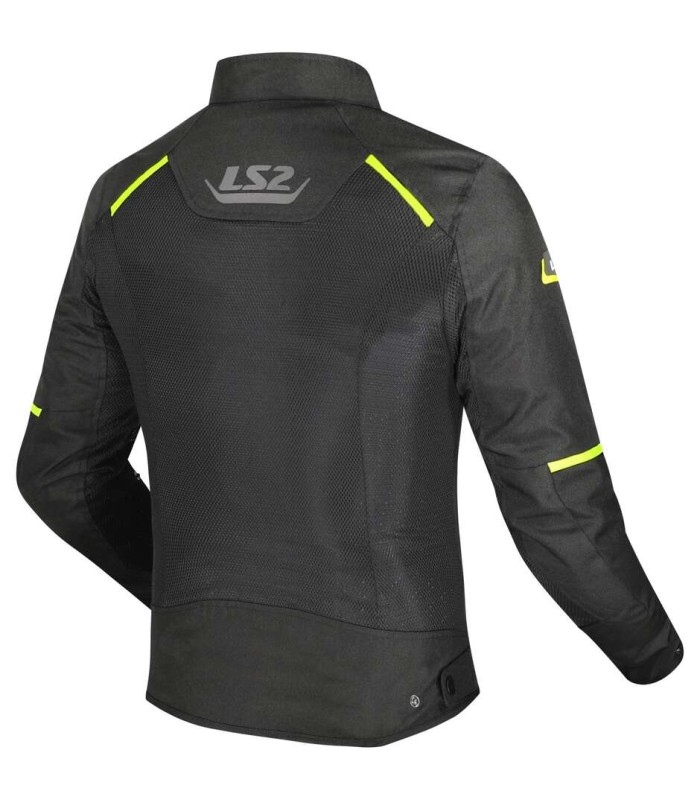 Sommer jacke LS2 Breeze schwarz gelb