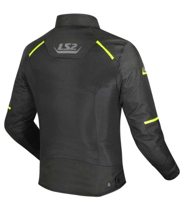 LS2 Breeze jacket black yellow