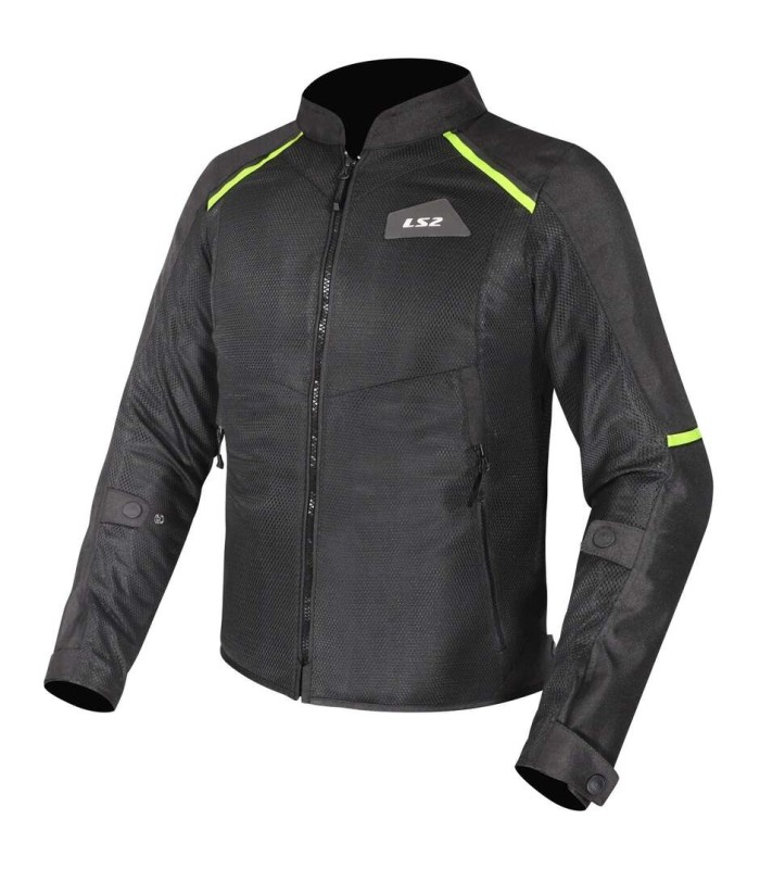Sommer jacke LS2 Breeze schwarz gelb