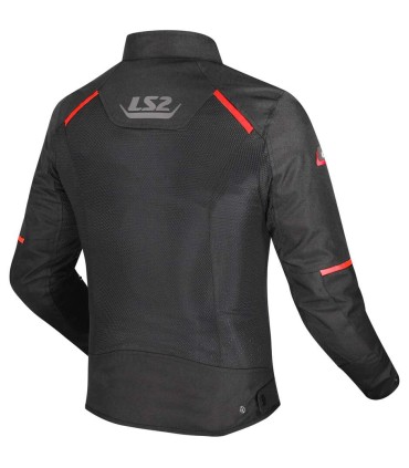 Giacca estiva LS2 Breeze nero rosso