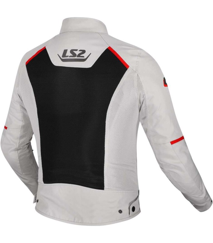 Sommer jacke LS2 Breeze schwarz grau