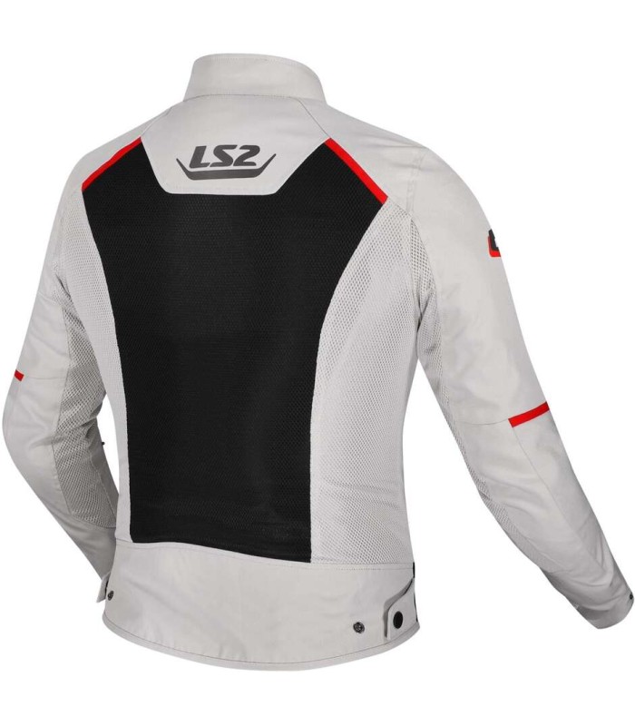 Sommer damen jacke LS2 Breeze grau schwarz