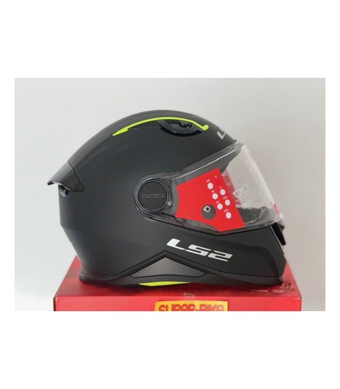 LS2 FF812 Kid black mat helmet