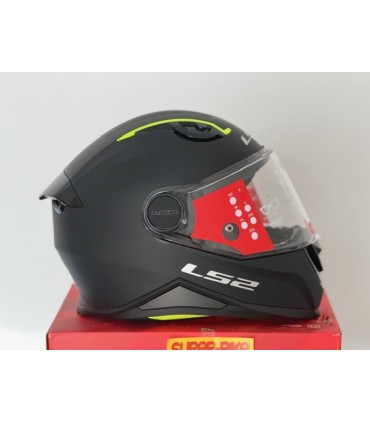 LS2 FF812 Kid black mat helmet