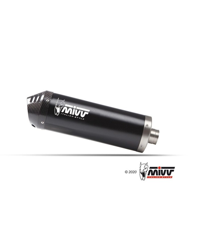 Echappement Mivv Oval noir Sym ADX TG 400 (2025-26)