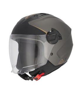 Helm jet Acerbis Levante grau bronz