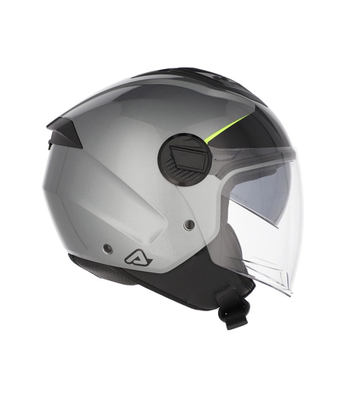 Helm jet Acerbis Levante grau gelb