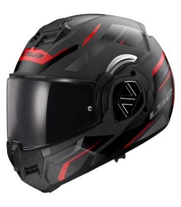 Casco LS2 FF910 Advant 2 Kuka nero opaco rosso