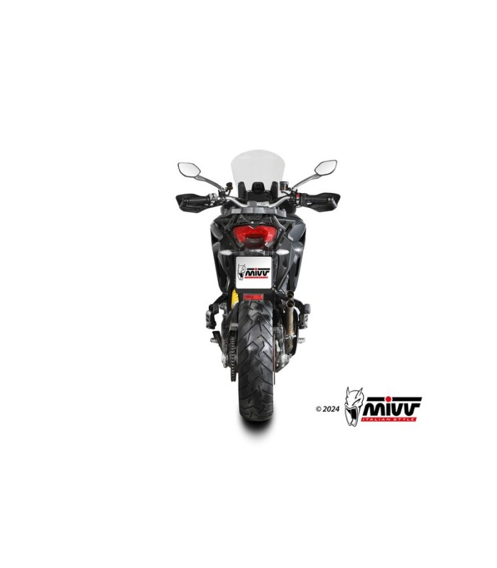 Mivv Double Gun inox Ducati Multistrada 950/S (2017-21)
