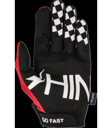 Thrashin Go Fast red summer gloves