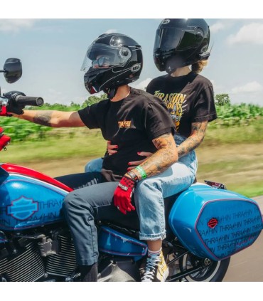 Thrashin Go Fast red summer gloves