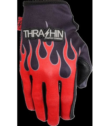 Thrashin Flame red gloves