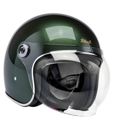 Casque jet Biltwell Tahoe sierra green