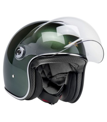 Casque jet Biltwell Tahoe sierra green