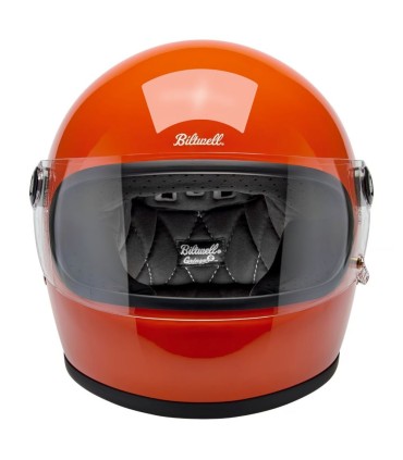 Casque Biltwell Gringo S Hazard orange
