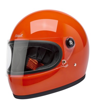 Casque Biltwell Gringo S Hazard orange