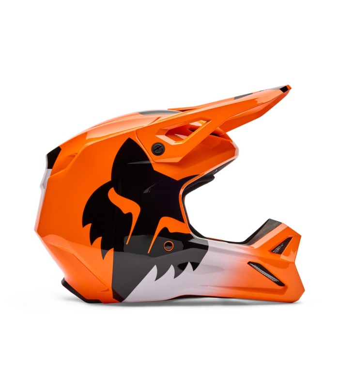 Helm Cross Fox V1 Shield orange