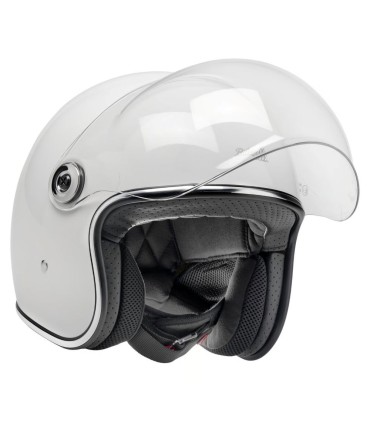 Casque jet Biltwell Tahoe blanc