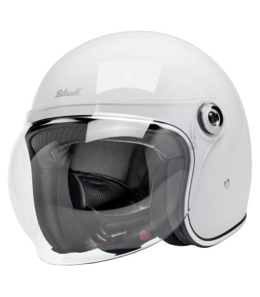 Casque jet Biltwell Tahoe blanc