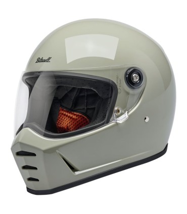 Biltwell Lane Splitter chalk helmet