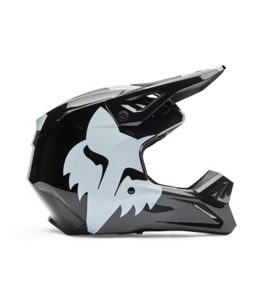 Helm Cross Fox V1 Shield schwarz