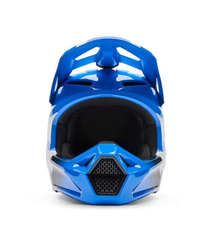 Casco Cross Fox V1 Shield blu