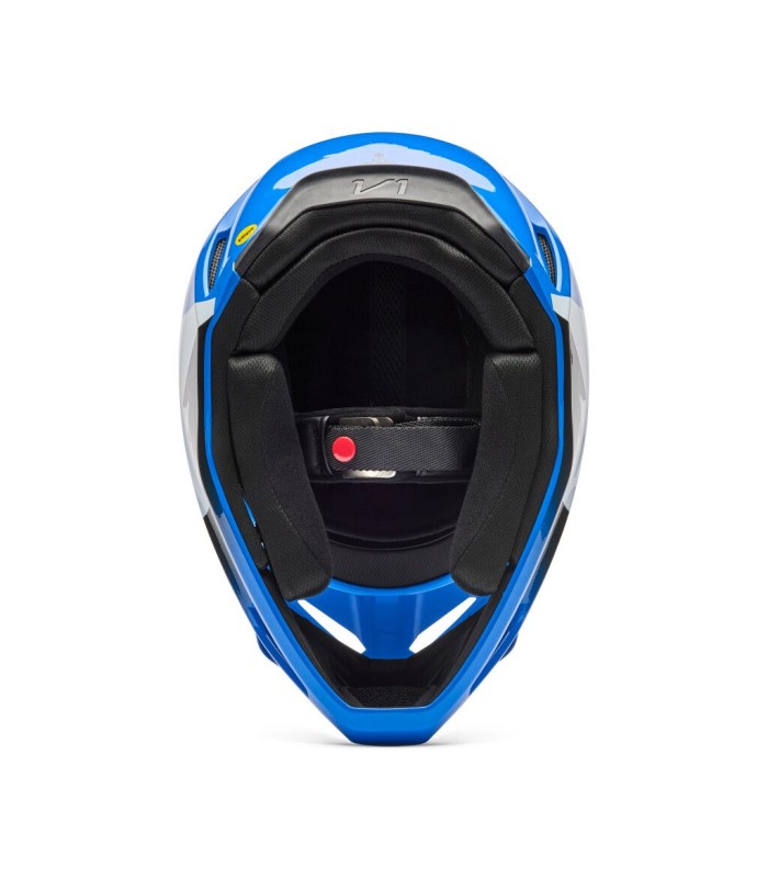 Casque Cross Fox V1 Shield bleu