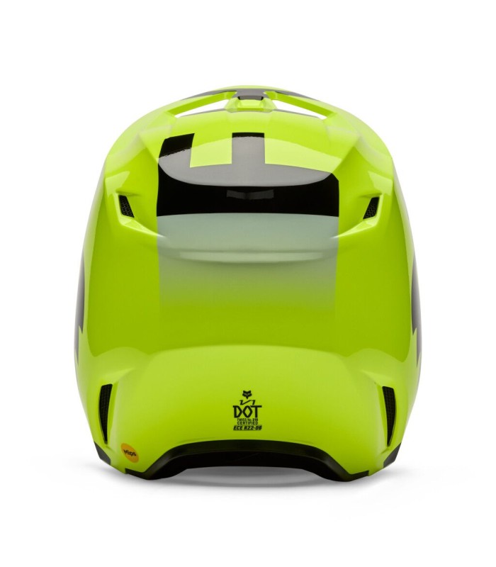 Casco Cross Fox V1 Shield giallo
