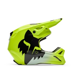 Casco Cross Fox V1 Shield giallo