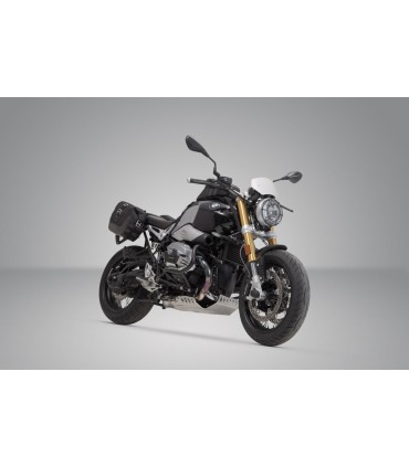 SW-Motech Legend Gear side bag system LC. Black Edition. BMW R nineT (14-), Pure / Urban G/S (16-)