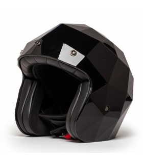 Casco jet Holy Freedom Stealth nero