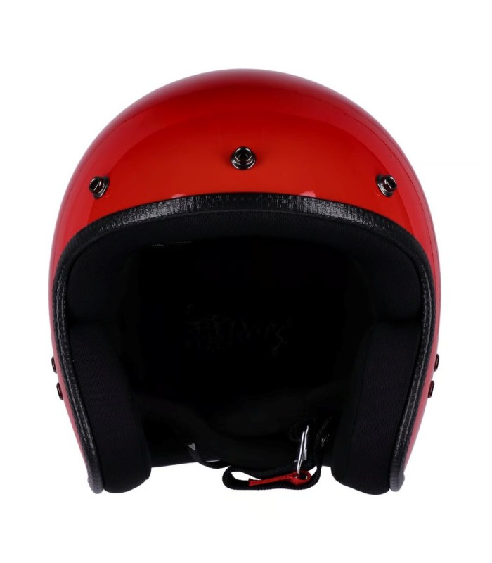 ROEG JETT flaming red helmet