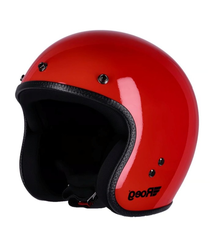 ROEG JETT flaming red helmet