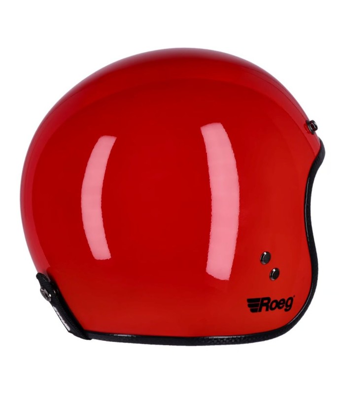 ROEG JETT flaming red helmet