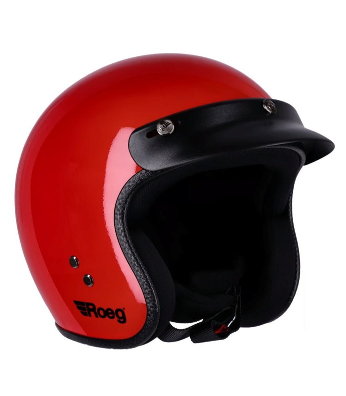 ROEG JETT flaming red helmet