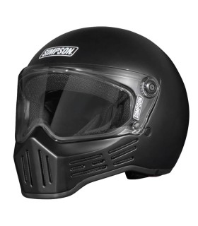Simpson M30 black mat helmet