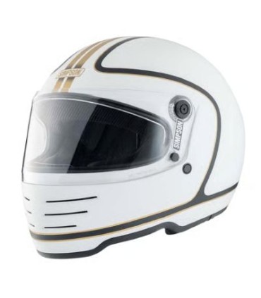 Casco Simpson M62 hondo bianco opaco