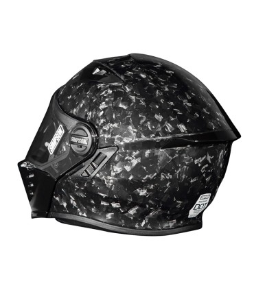 Simpson Darksome Carbon Forged flip up helmet