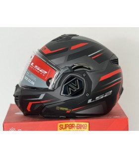Casco LS2 FF910 Advant 2 Kuka nero opaco rosso