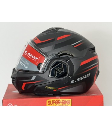 LS2 FF910 Advant 2 Kuka red black mat helmet