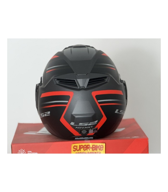 Casco LS2 FF910 Advant 2 Kuka nero opaco rosso